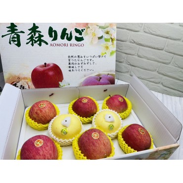 日本套袋+金星蘋果禮盒...